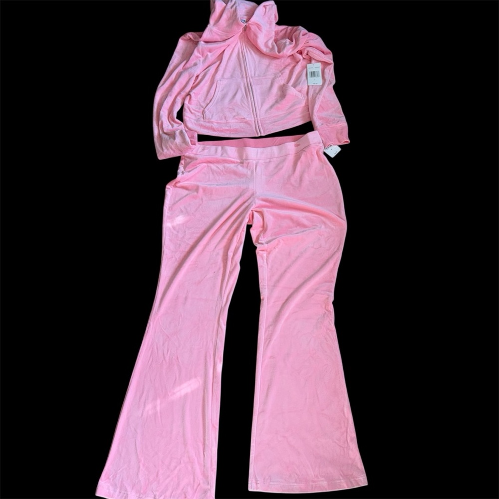 NWTS Juicy Couture Pink Velour track suit